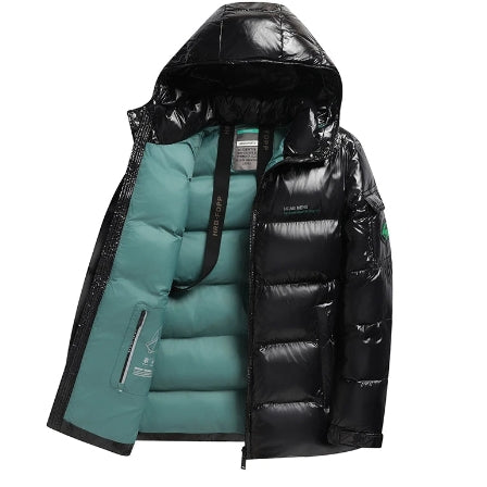 Sleek Warmth Hooded Winter Parka